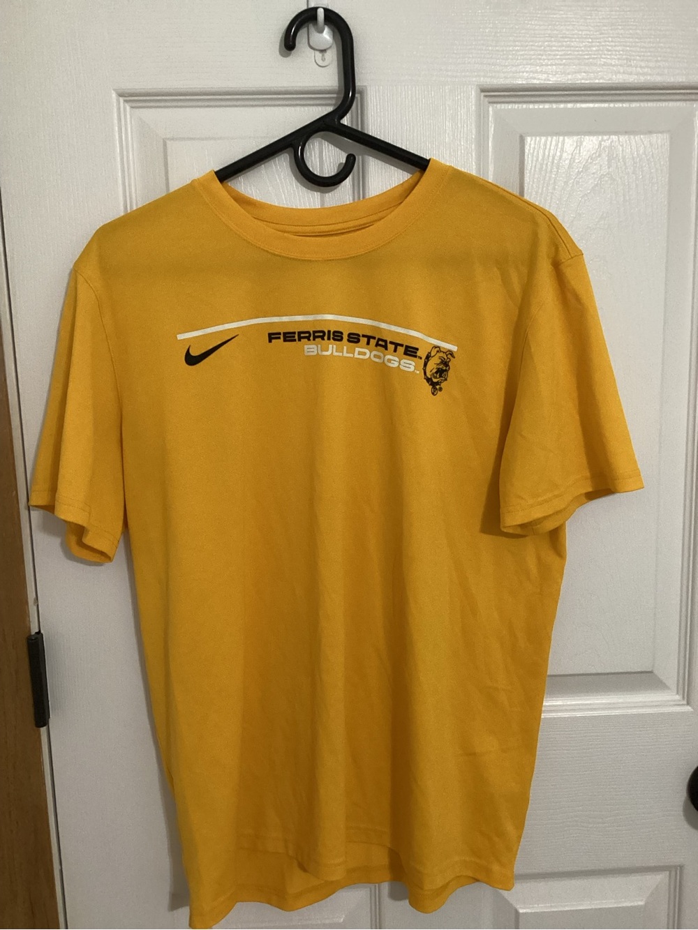 Nike Gold Ferris State Bulldogs Short Sleeve T-shirt DriFt Large